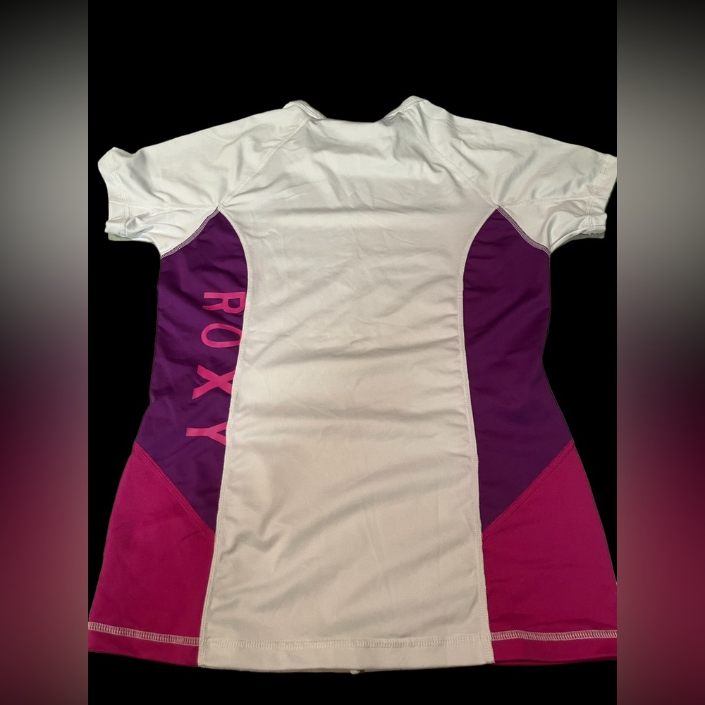 Women’s Roxy Rash Guard Swim Top size M Medium